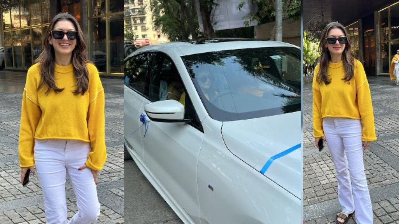 Hansika Motwani New Car photos Viral