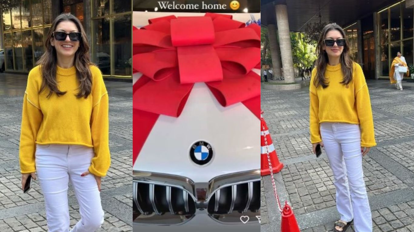 Hansika Motwani bought a new luxury BMW, eyes will be wide open after hearing the price