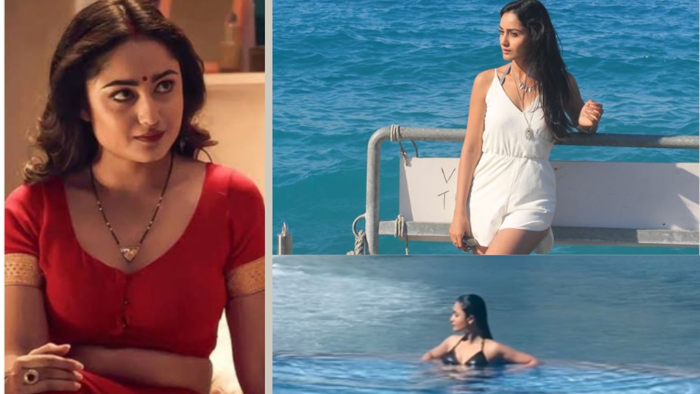 Actress Tridha Chaudhary Photos: Hot pictures of Tridha Chaudhary from 'Ashram' web series viral on social media, see immediately