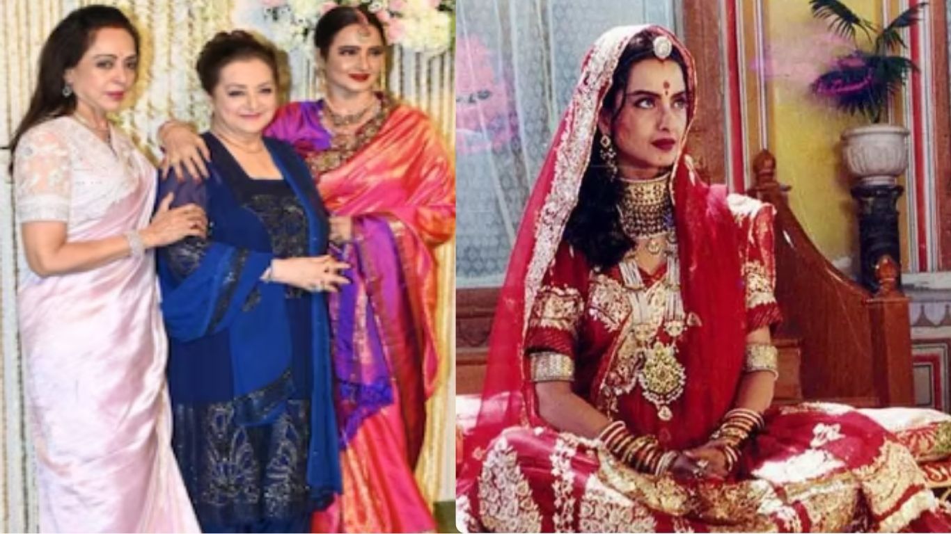 Rekha became a bride at the age of 69, pictures surfaced