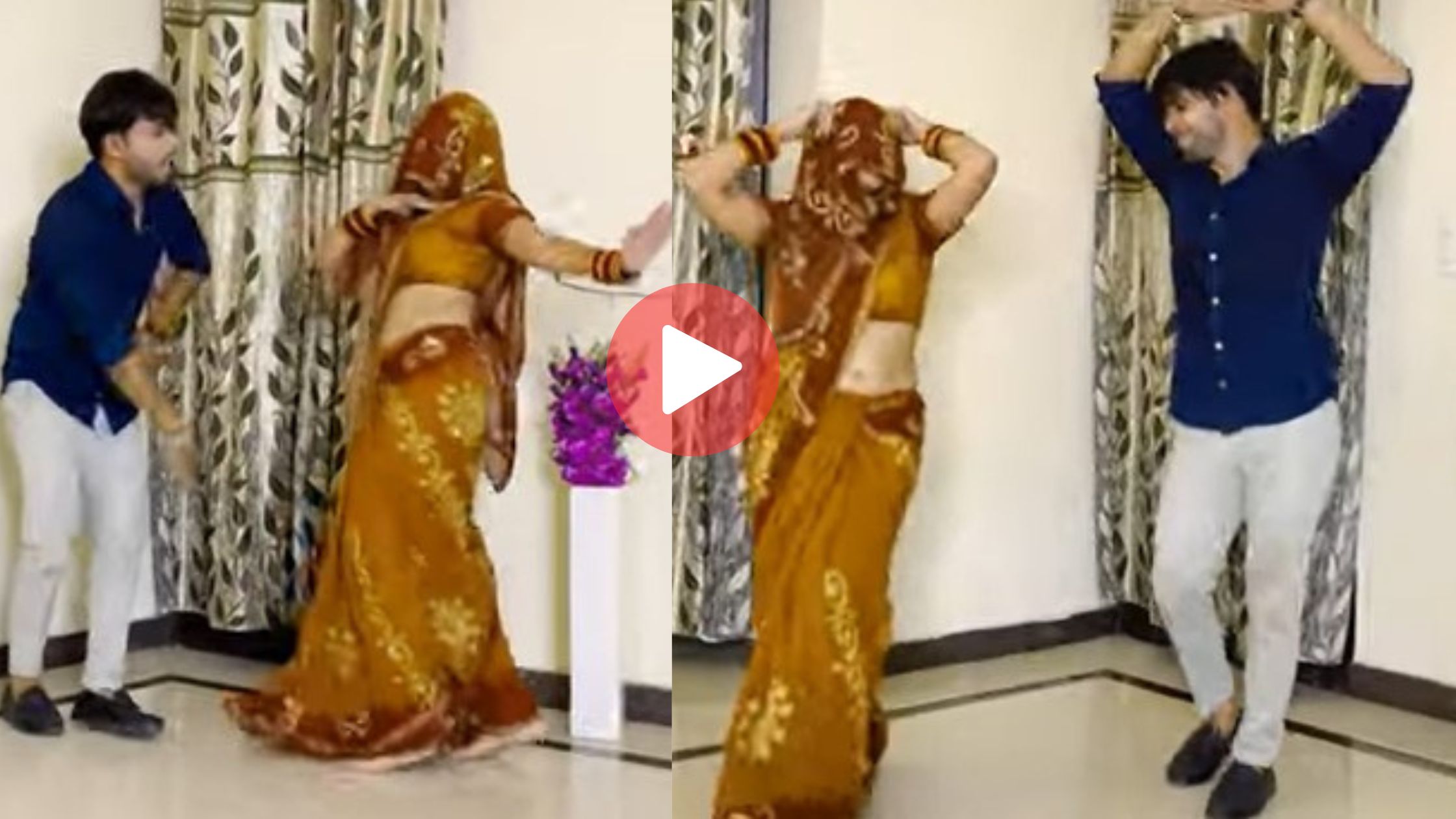 Devar Bhabhi Viral Video: Devar Bhabhi danced hard on stage, viral on social media