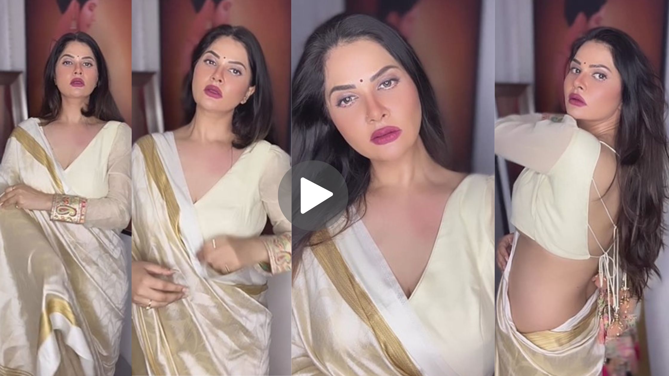 Aabha Paul Viral Video: Aabha Paul's new video goes viral, you will sweat after watching it