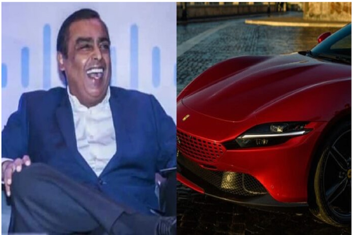 Mukesh Ambani New Car ferrari roma