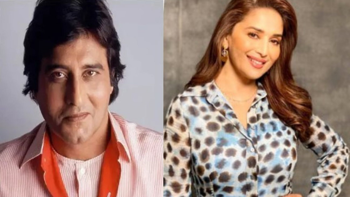 When Vinod Khanna went out of control while doing a kissing scene with Madhuri Dixit, he lost his temper.