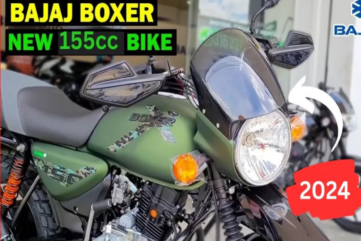 Bajaj's Boxer 155 has come to dominate the auto market, amazing features with sporty look.