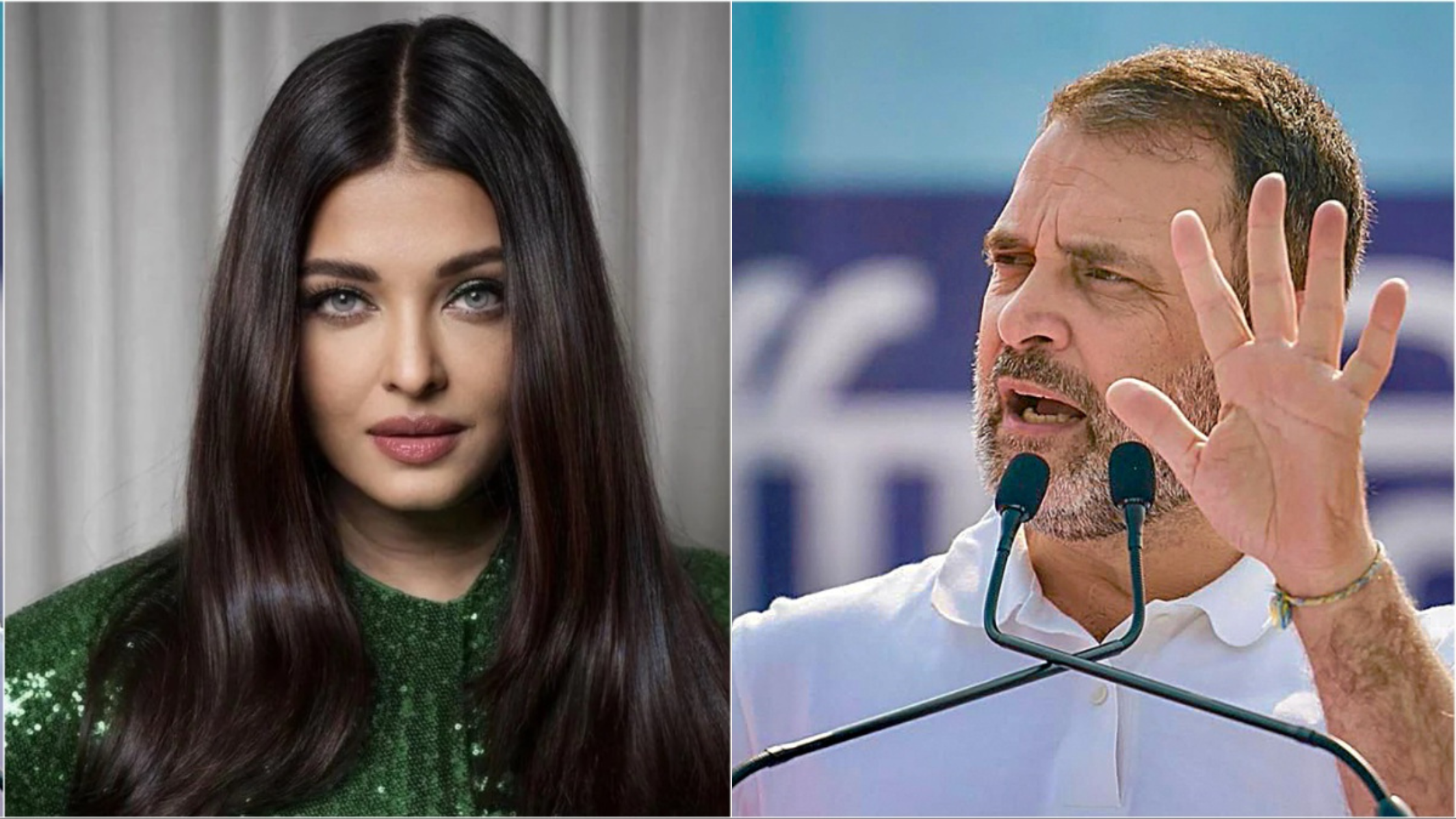 Rahul Gandhi said a big thing regarding Aishwarya Rai, Amitabh Bachchan got angry and gave a befitting reply