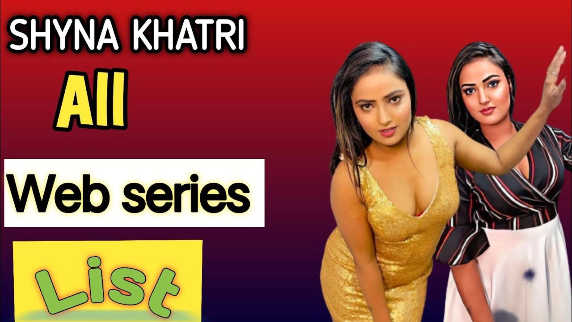 Actress Shyna Khatri Web Series List, Shyna Khatri Viral Video: See the list of Shayna Khatri's bold web series