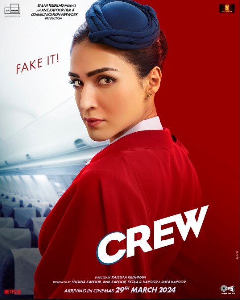 Crew Poster out: Kareena Kapoor-Kriti and Tabu will shine together in 'Crew', poster released