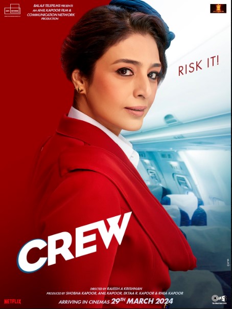 Crew Poster out: Kareena Kapoor-Kriti and Tabu will shine together in 'Crew', poster released