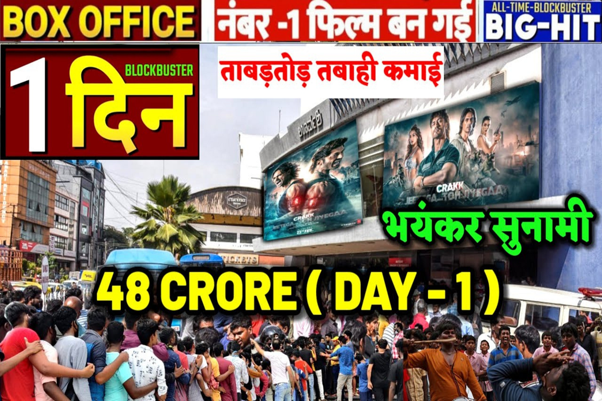 Crakk Box Office Collection Day 1: Audience is liking 'Crack' very much, first day collection 4 crores